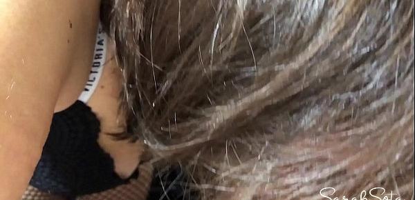  Fucked a cute BBW in fishnets - lovely cumshot on her ass